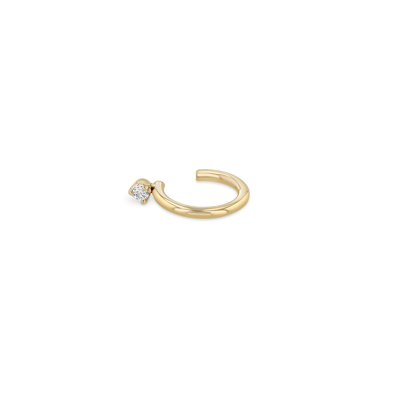 Zoë Chicco 14k Gold Prong Diamond Thick Wire Ear Cuff