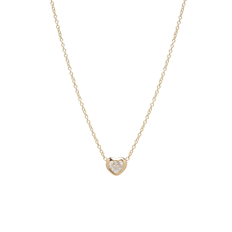 Gold-Filled Floating Heart Necklace - Yvette Moore Gallery
