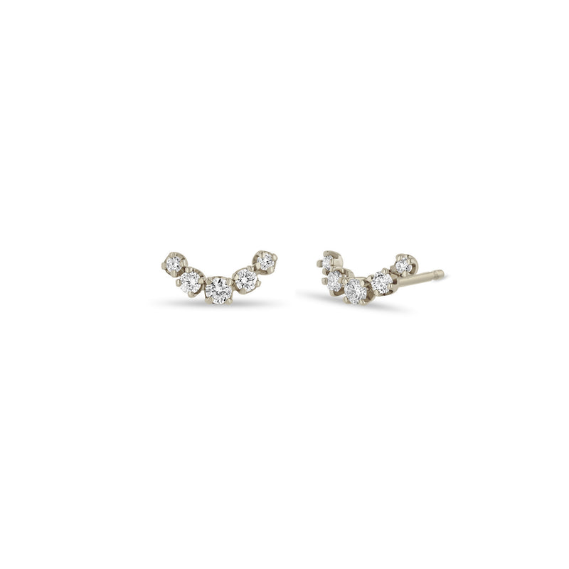 9ct White Gold Impressive Diamond Stud Earrings – Shiels Jewellers