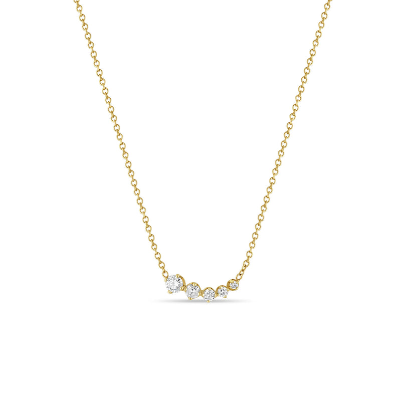 14KT Yellow Gold Two to Tango Diamond Necklace