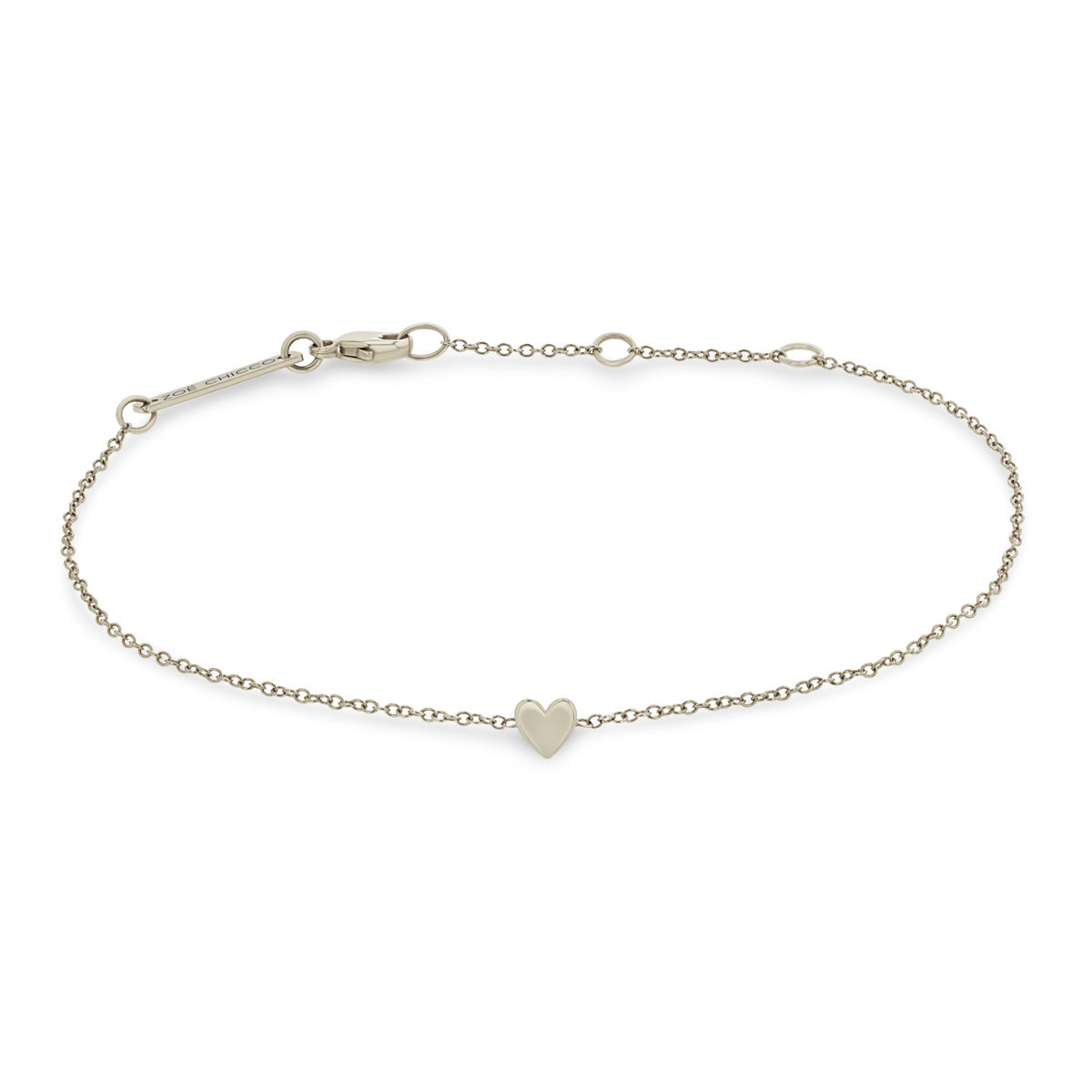 Zoë Chicco 14k Gold Itty Bitty Heart Bracelet