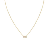 Zoë Chicco 14k Gold Itty Bitty Diamond Infinity Necklace