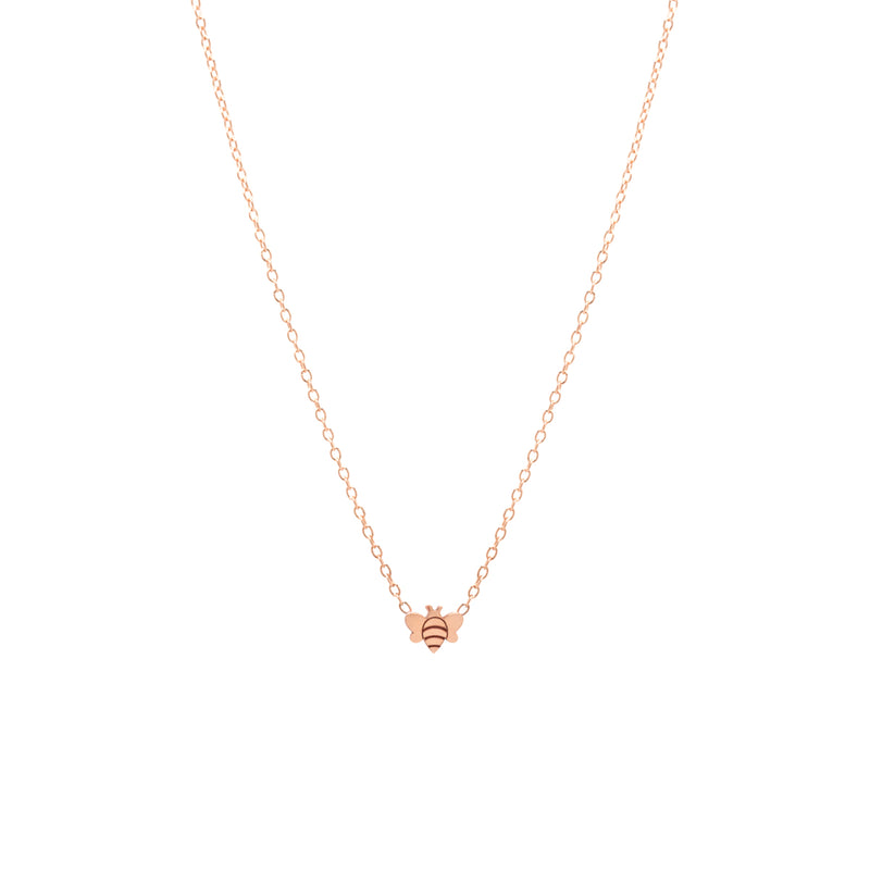 14k Itty Bitty Bee Necklace