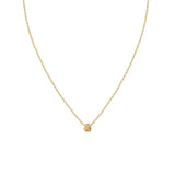 Zoë Chicco 14k Gold Itty Bitty Diamond Ladybug Necklace