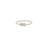 Zoë Chicco 14k Gold Itty Bitty Diamond Infinity Ring