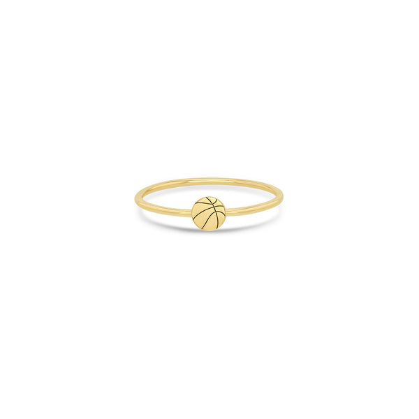 Zoë Chicco 14k Gold Itty Bitty Basketball Ring