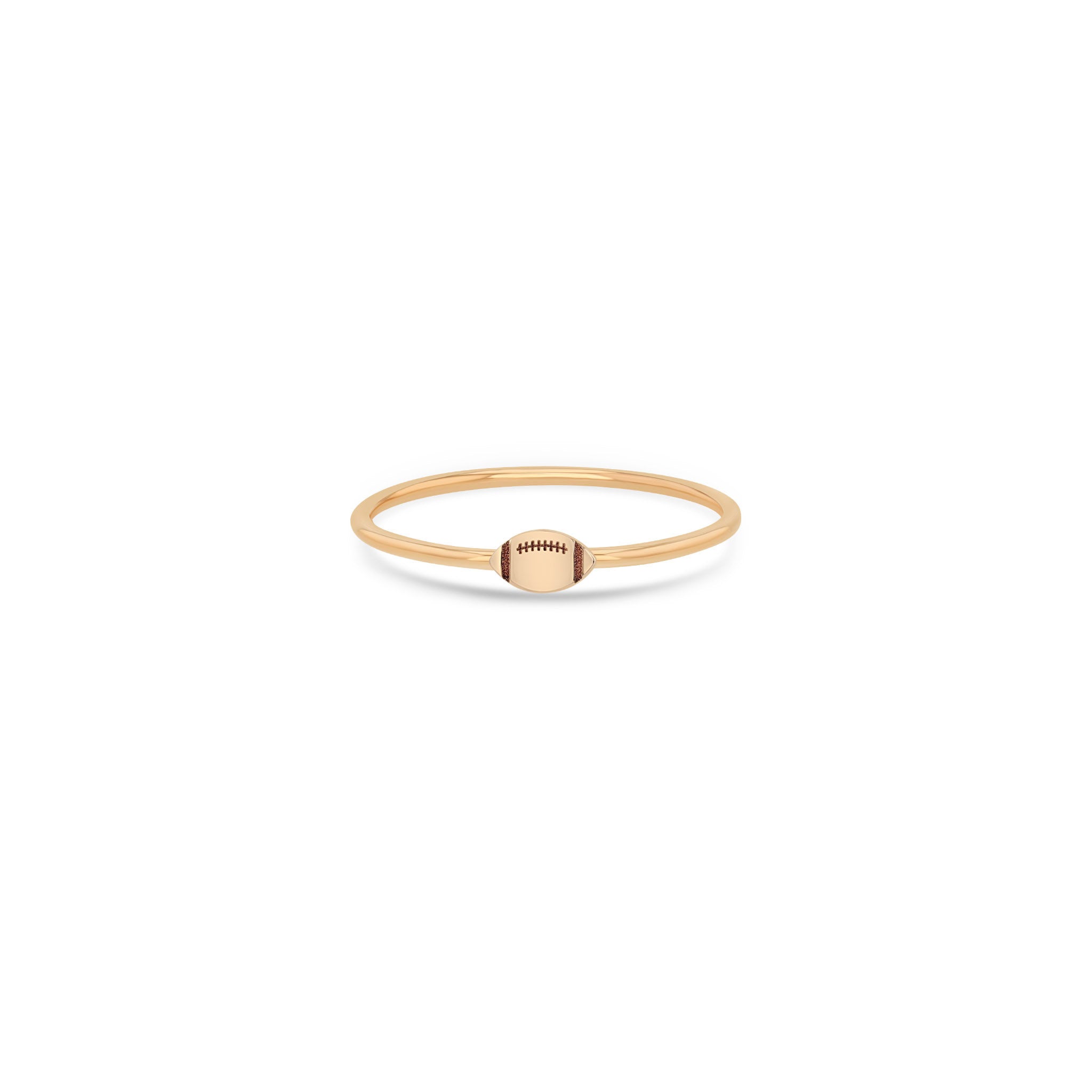 Zoë Chicco 14k Gold Itty Bitty Football Ring