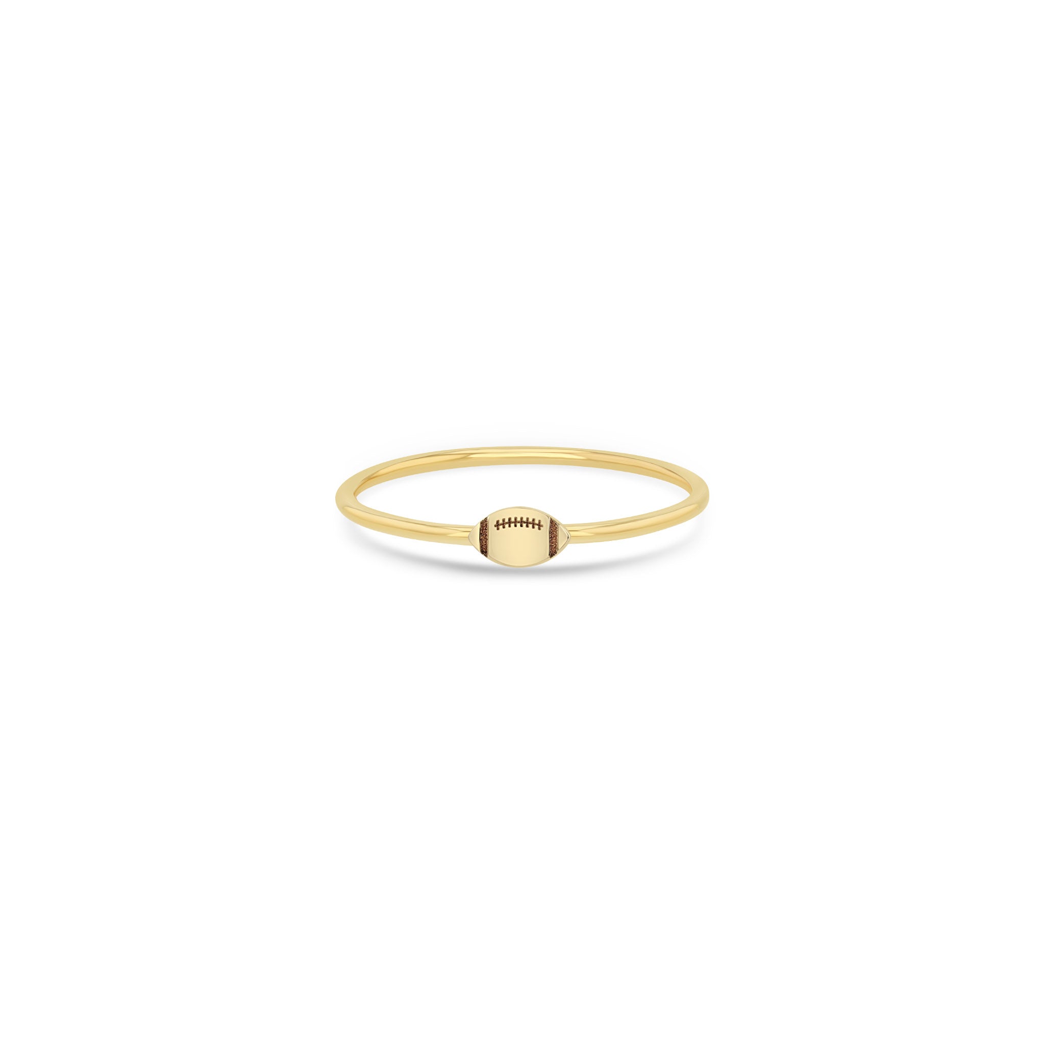 Zoë Chicco 14k Gold Itty Bitty Football Ring