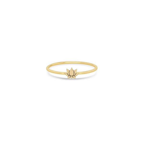 Zoë Chicco 14k Gold Itty Bitty Lotus Ring