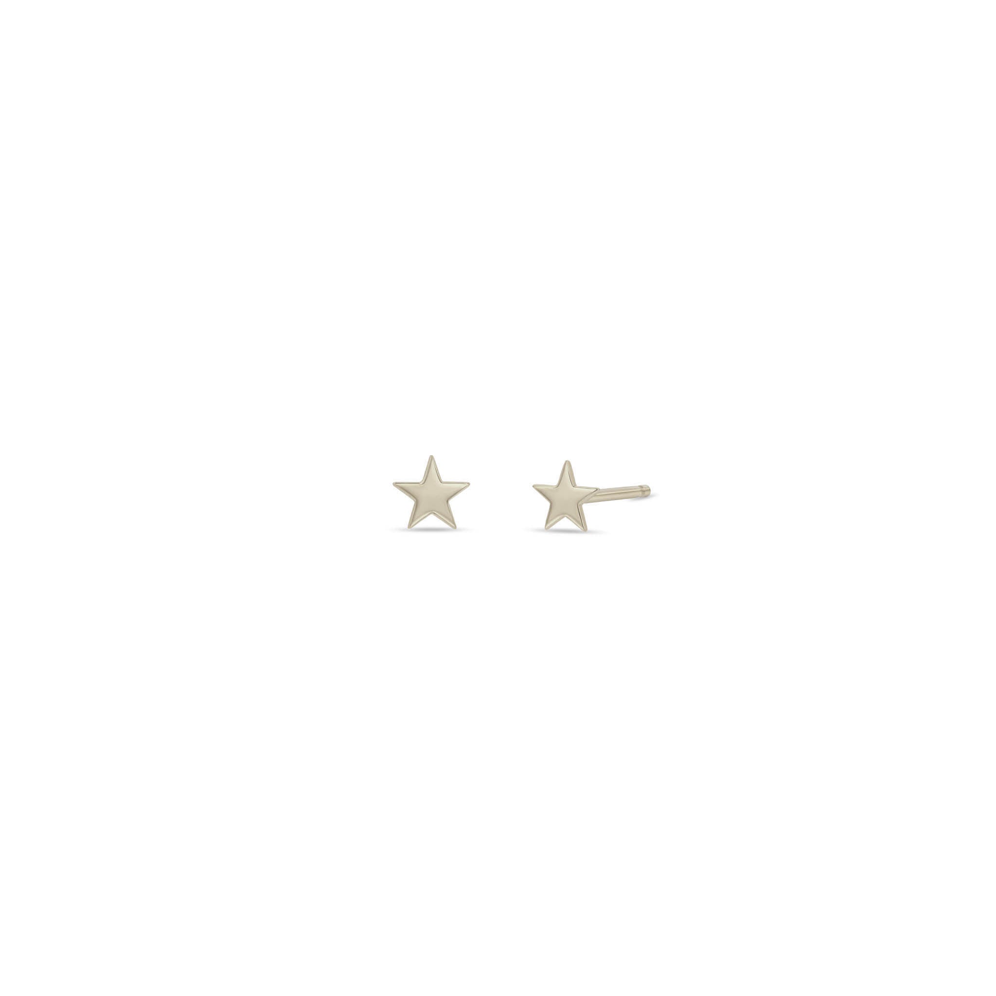 Zoë Chicco 14k Gold Itty Bitty Star Stud Earrings