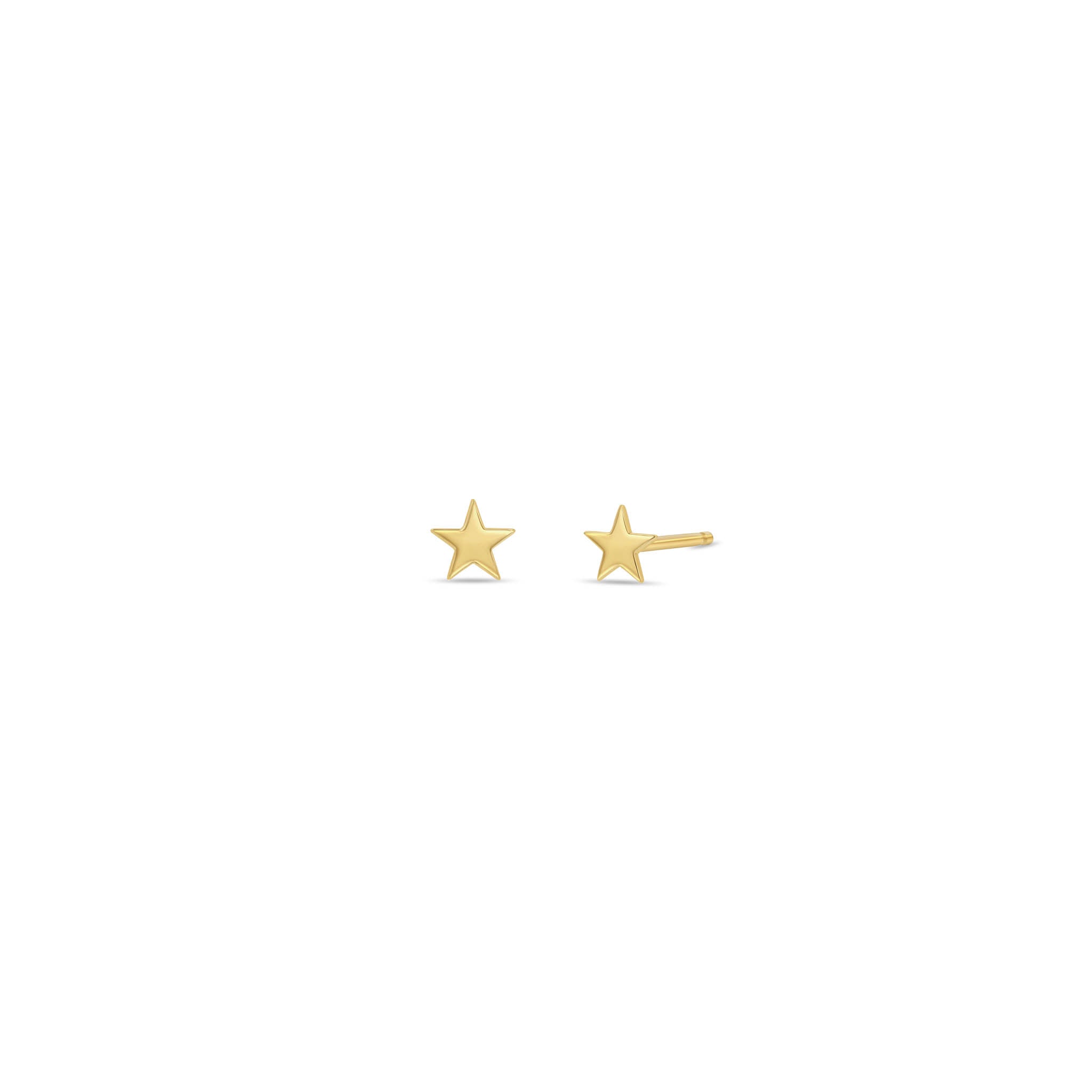 Zoë Chicco 14k Gold Itty Bitty Star Stud Earrings