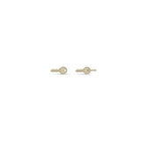 Zoë Chicco 14k Gold Itty Bitty Key Stud Earrings