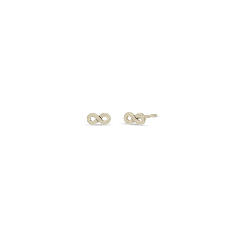 Zoë Chicco 14k Gold Itty Bitty Infinity Symbol Stud Earrings