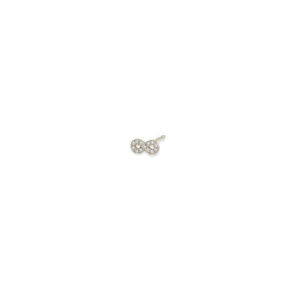Zoë Chicco 14k Gold Itty Bitty Diamond Infinity Stud Earring