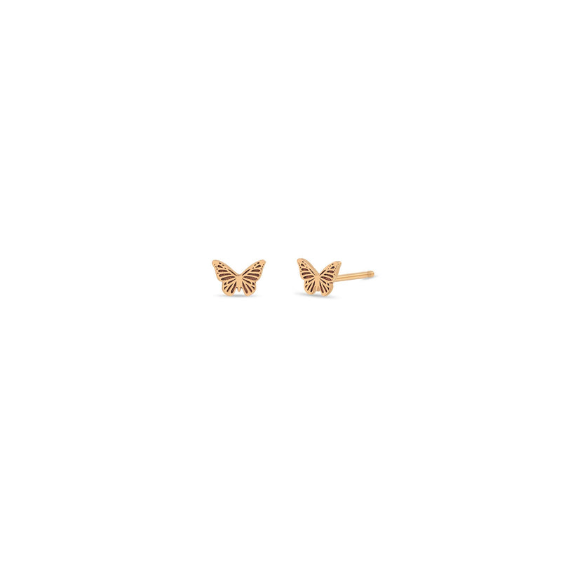 Zoë Chicco 14k Gold Itty Bitty Butterfly Stud Earrings