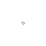 Zoë Chicco 14kt Gold Itty Bitty Smiley Face Stud Earring
