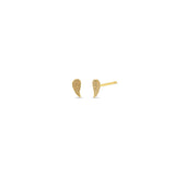 Pair of Zoë Chicco 14k Gold Itty Bitty Angel Wing Stud Earrings