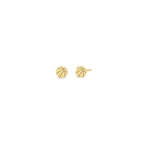 Pair of Zoë Chicco 14k Gold Itty Bitty Basketball Stud Earrings