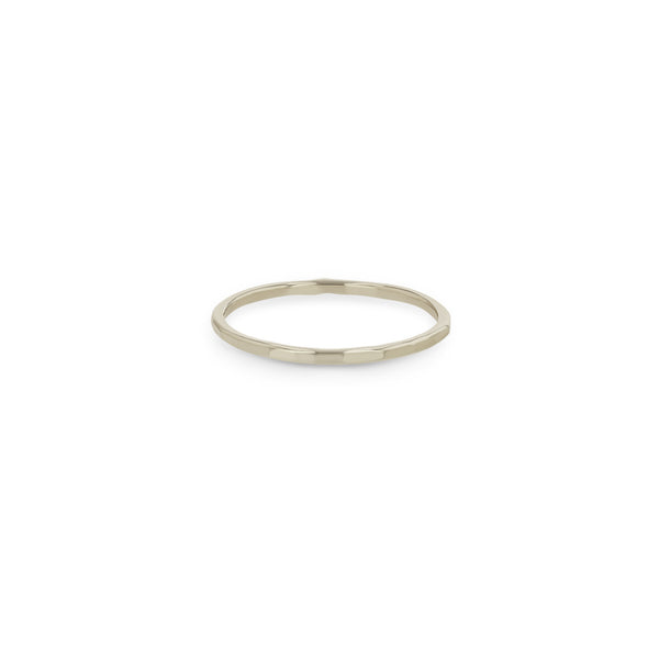 Zoë Chicco 14k Gold Thin Hammered Band Ring