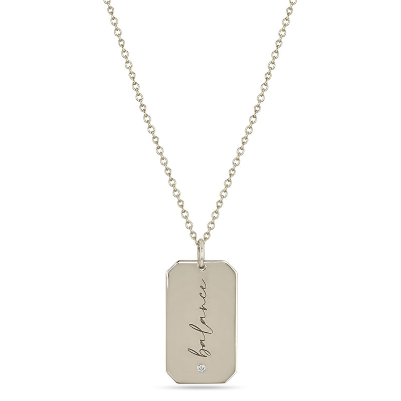 Gold Dog Tag Necklace With Picture