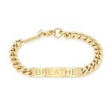 Zoë Chicco 14kt Gold Large Curb Chain Personalized ID Bracelet