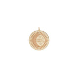 Zoë Chicco 14k Gold Large Celestial Protection Medallion Charm Pendant
