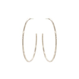 Zoë Chicco 14k Gold 5 Bead Set Diamond Large Hoop Earrings