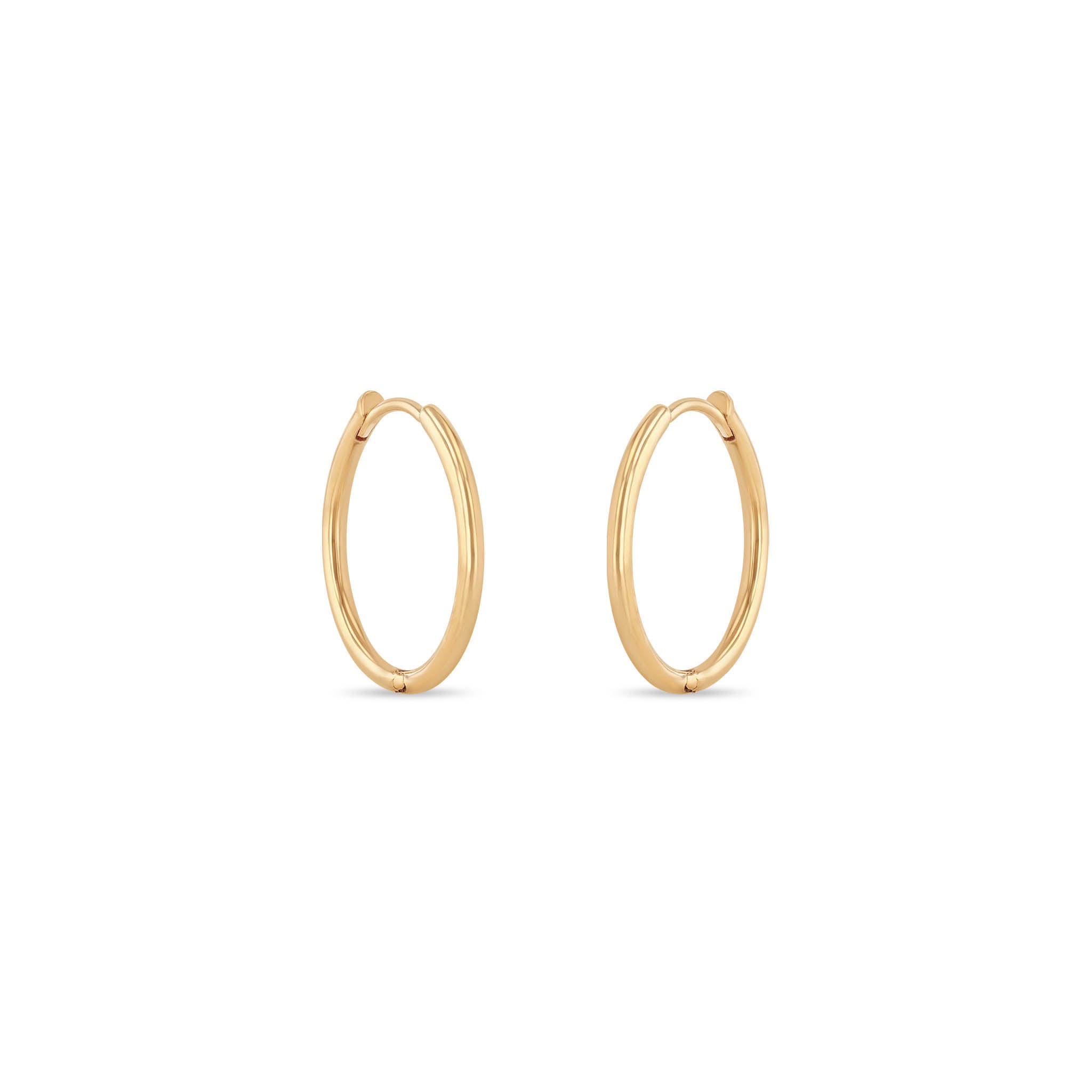 Zoë Chicco 14k Gold Hinge Huggie Hoop Earrings – ZOË CHICCO