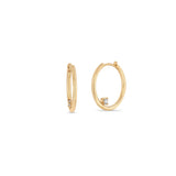 Zoë Chicco 14k Gold Nested Diamond Large Hinge Huggie Hoop Earrings