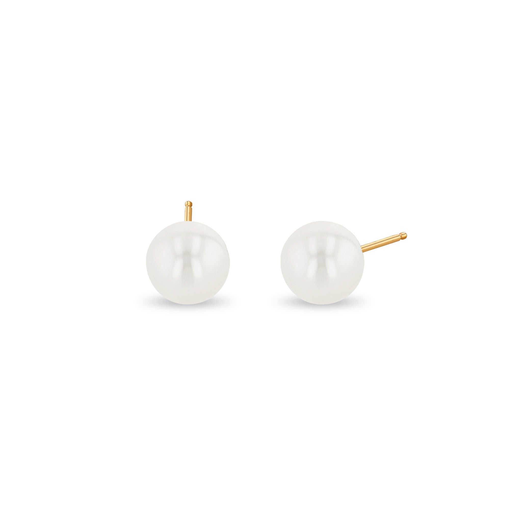 Zoë Chicco 14k Gold 8mm Pearl Stud Earrings