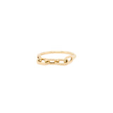 Zoë Chicco 14kt Gold Square Oval Link Chain Ring