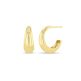 Zoë Chicco 14k Yellow Gold Medium Aura Hoop Earrings