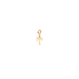 Zoë Chicco 14kt Gold Palm Tree Charm Pendant with Spring Ring