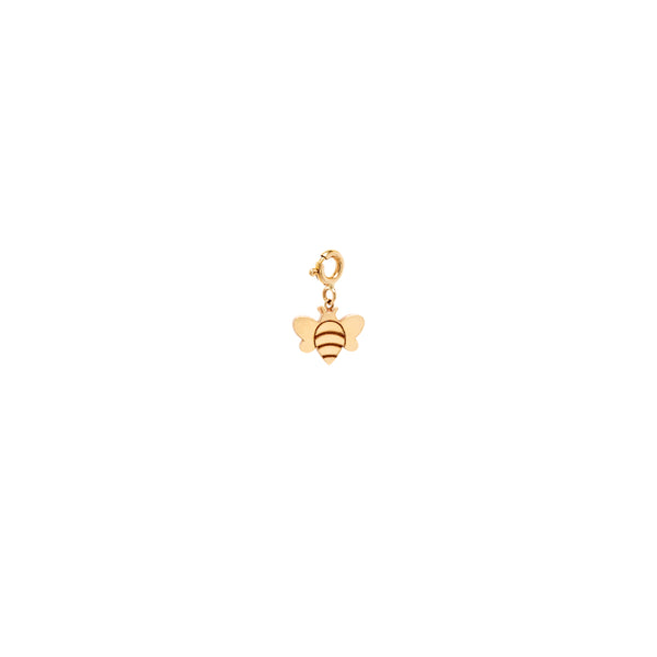 14k Single Midi Bitty Bee Charm