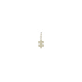 Zoë Chicco 14k Gold Midi Bitty Puzzle Piece Charm Pendant with Spring Ring