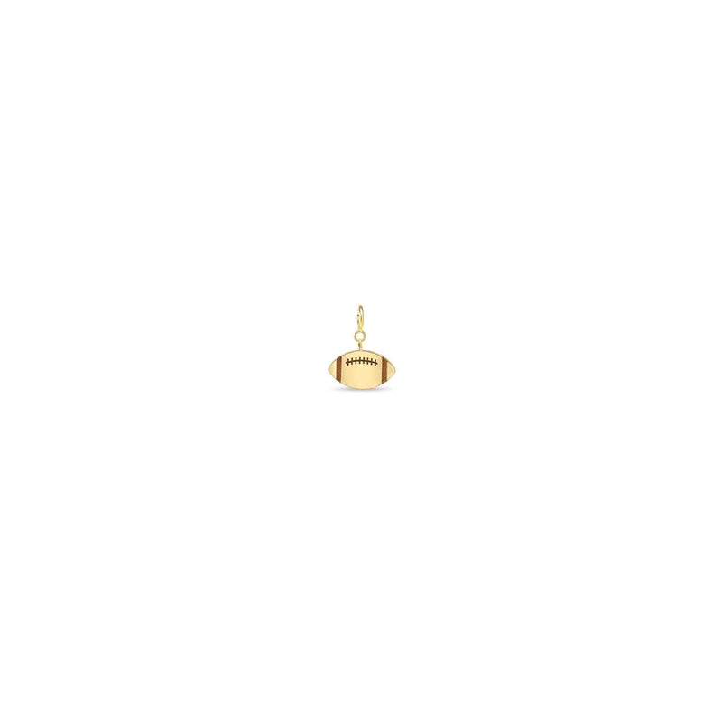 Zoë Chicco 14k Gold Midi Bitty Football Spring Ring Charm