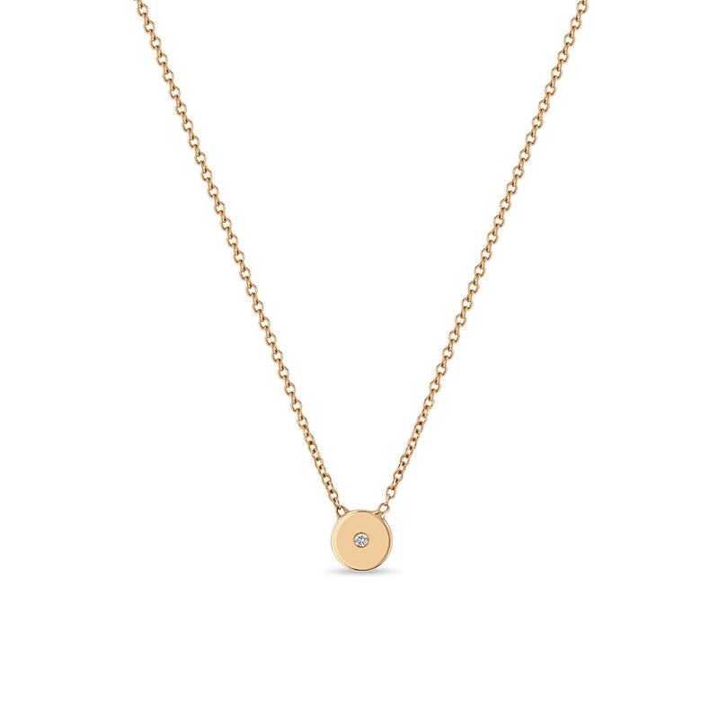 Buy Solid Gold Pendant Necklace, 9 Carat Gold Open Circle Necklace, Small  Pendant on Gold Chain, Gold Pendant on Chain, Gold Necklace UK Online in  India - Etsy