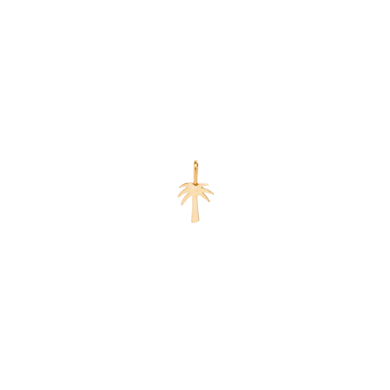 Zoë Chicco 14kt Gold Palm Tree Charm Pendant