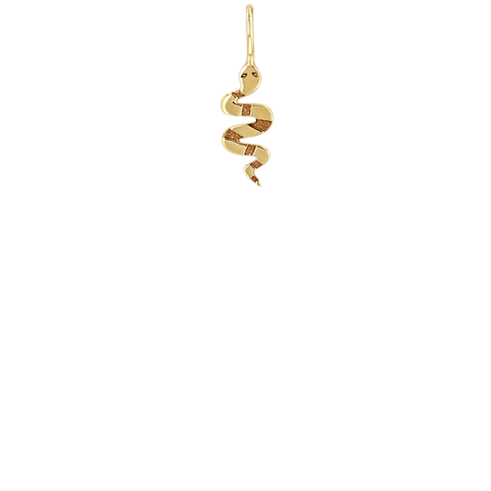 14k Midi Bitty Snake Charm