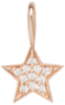 14k Midi Bitty Pavé Diamond Star Charm
