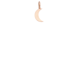 Zoë Chicco 14kt Gold Medium Moon Charm Pendant