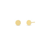Zoe Chicco 14k Gold Medium Disc Stud Earrings