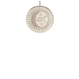 14k Medium Celestial Protection Medallion Charm