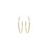 Zoë Chicco 14kt Gold Medium Round Wire Hoop Earrings
