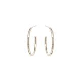 Zoë Chicco 14k Gold 4 Bead Set Diamond Medium Hoop Earrings