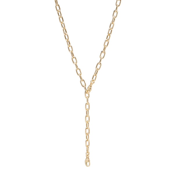 Zoë Chicco 14kt Gold Medium Square Oval Link Chain with Lobster Clasps
