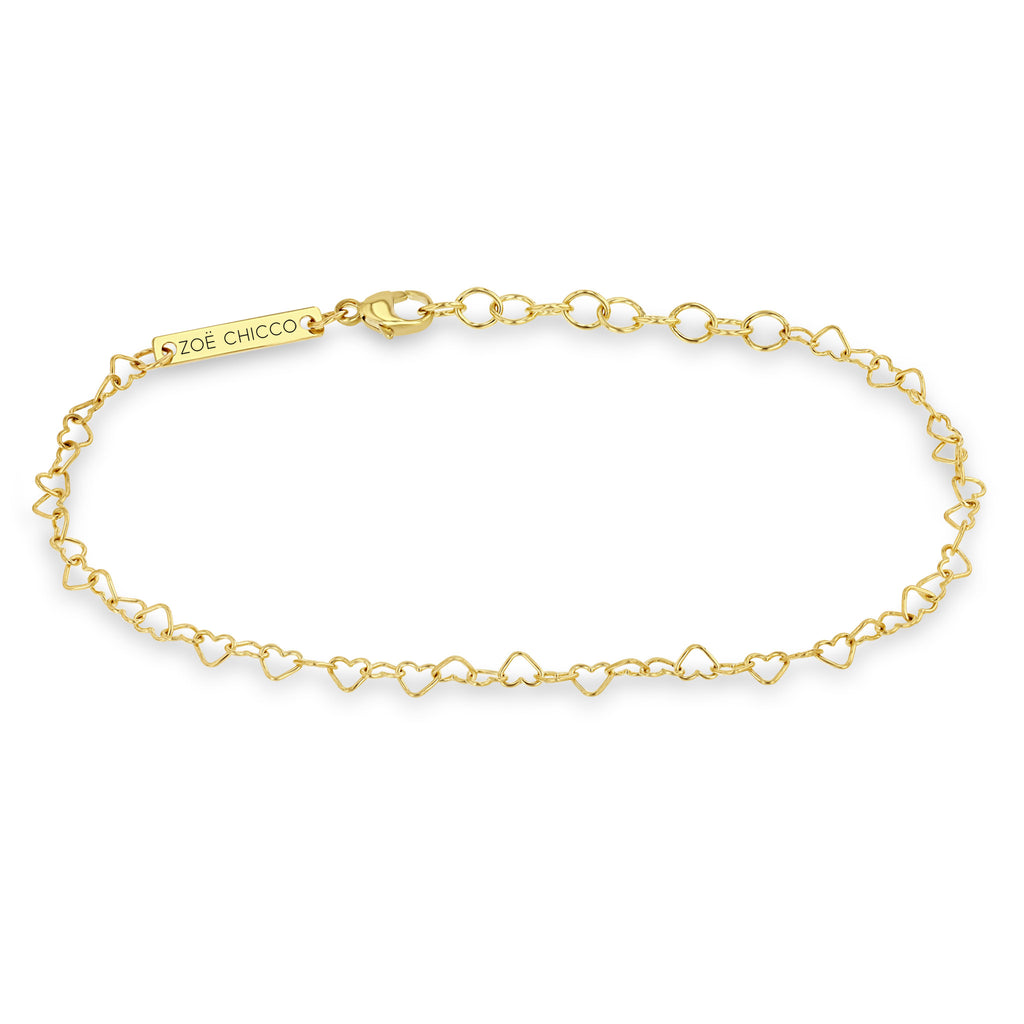 Quality Gold 10k Heart Bracelet 10DC20-7 - Getzow Jewelers