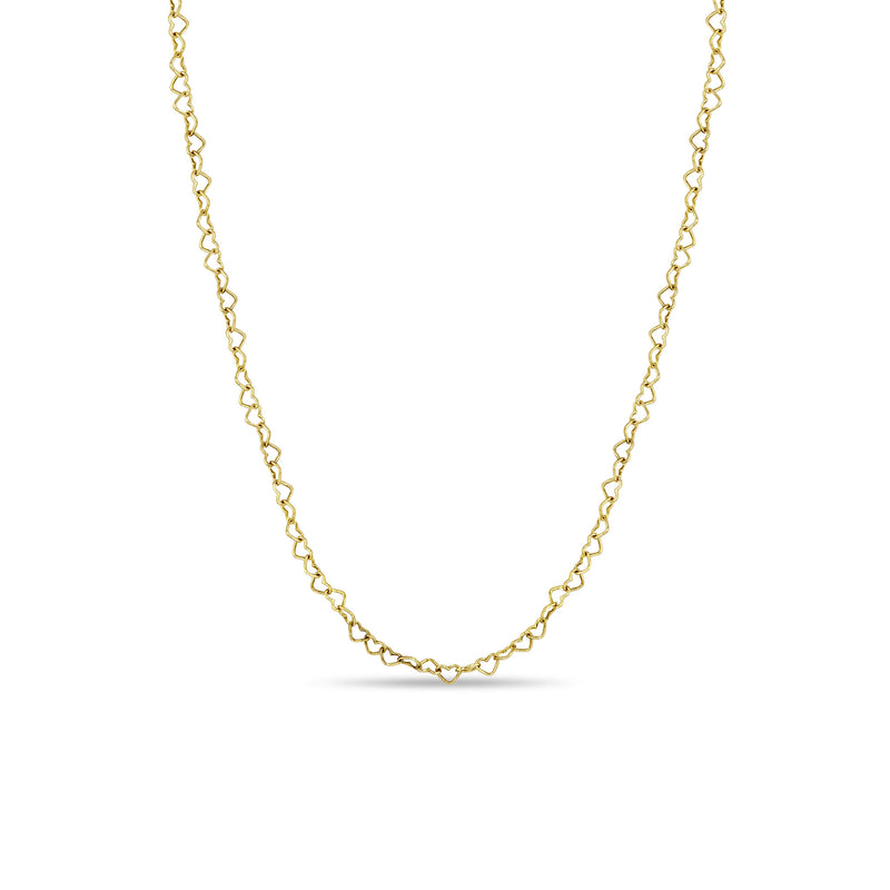 Zoë Chicco 14k Gold Heart Link Necklace