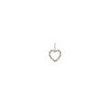 Zoë Chicco 14k Gold Small Twisted Heart Spring Ring Charm Pendant