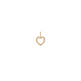 Zoë Chicco 14k Gold Small Twisted Heart Charm Pendant